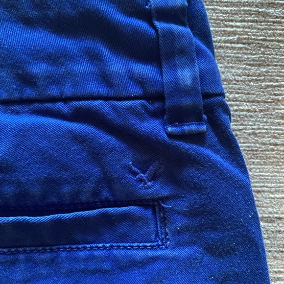 American Eagle Blue Midi Shorts - Picture 3 of 3